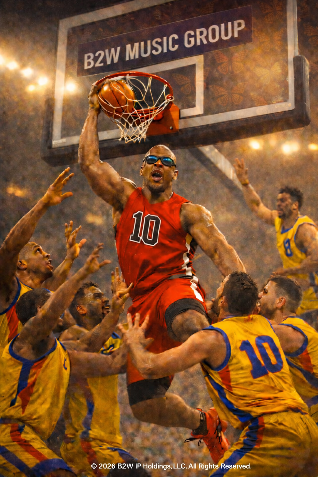 B2W Music Group Double Album Release background